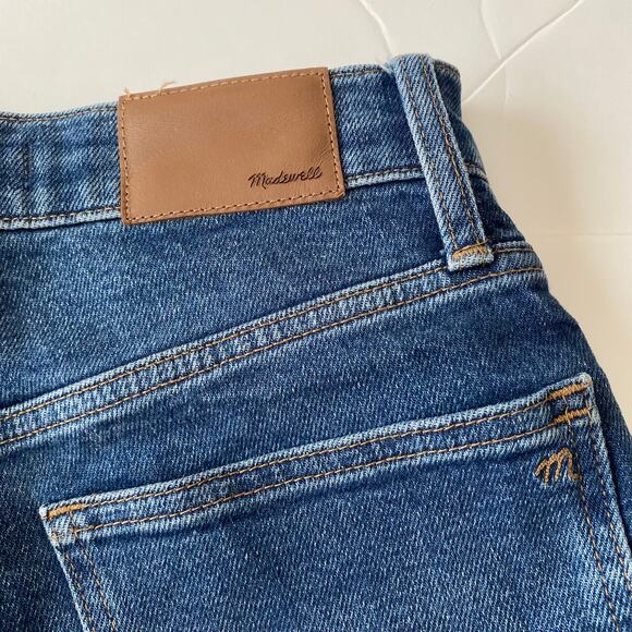 Madewell Women's Slim Demi Boot Raw Hem Jeans Size 24 High Rise - Picture 6 of 13